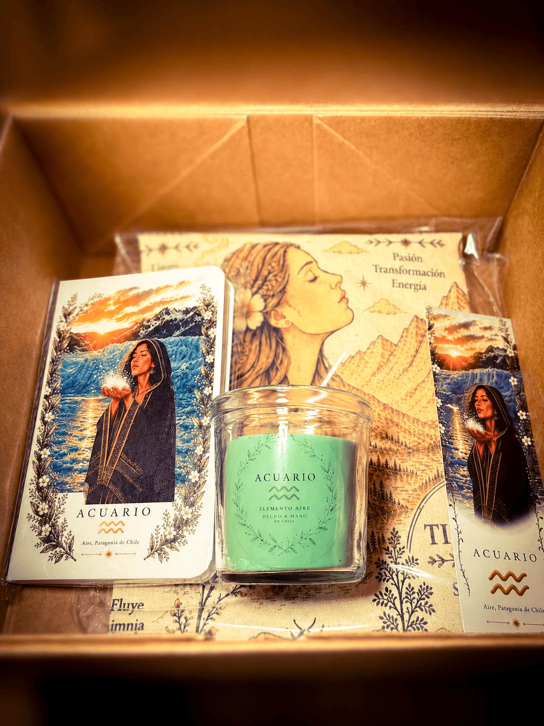 Box Zodiaco Chileno – Kit Aromático y Papelería Ilustrada