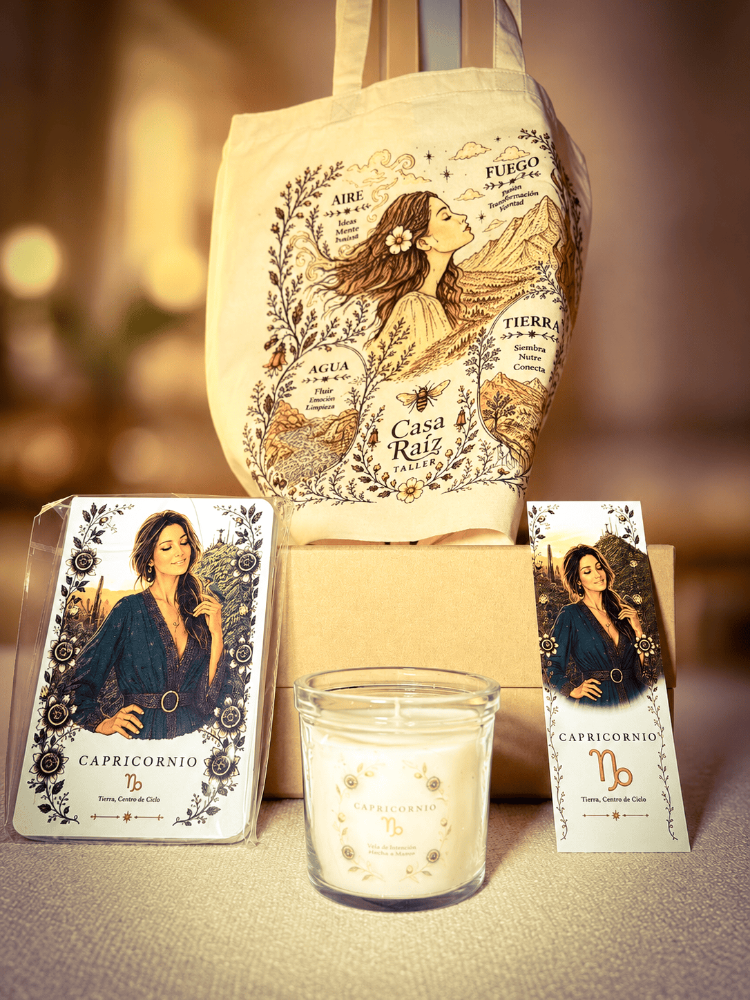 Box Zodiaco Chileno – Kit Aromático y Papelería Ilustrada